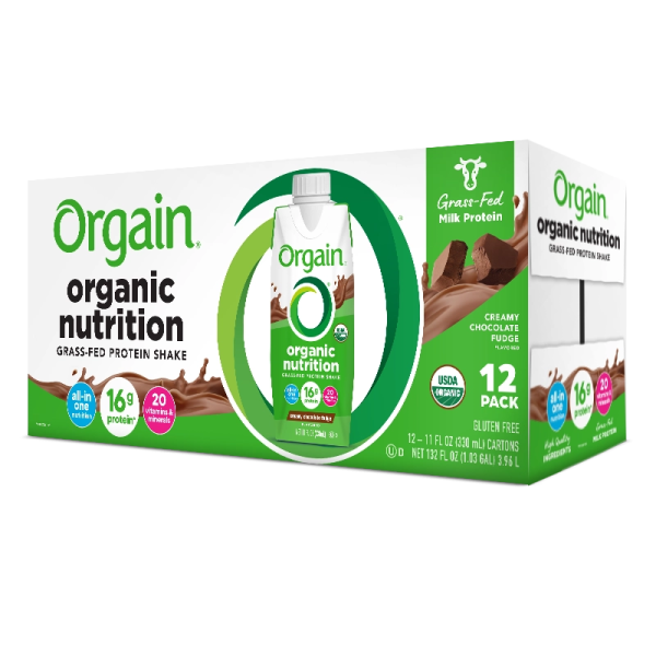 Organic Nutrition Shake - Creamy Chocolate Fudge - Image 4