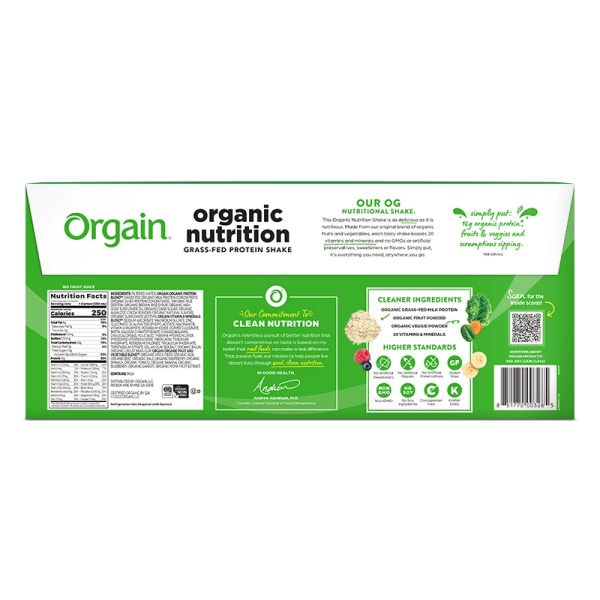 Organic Nutrition Shake - Creamy Chocolate Fudge - Image 5