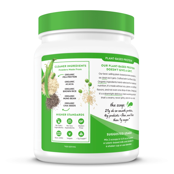 Organic Protein? Plant Based Protein Powder - Vanilla Bean - Image 7