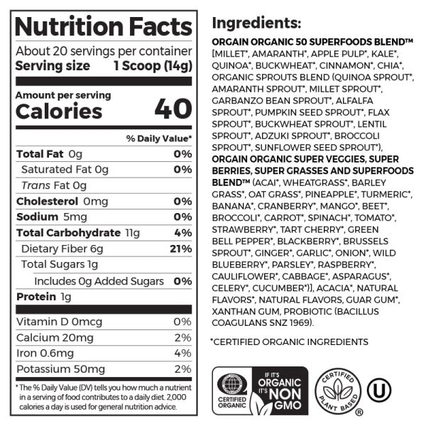 Organic Superfoods Powder - Berry - Image 2
