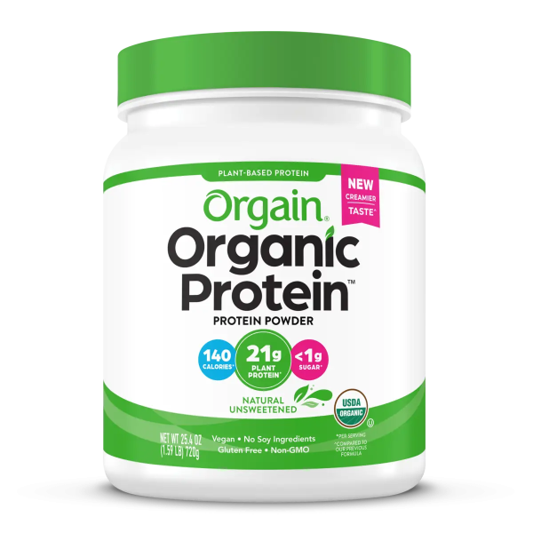 Organic Protein? Plant Based Protein Powder - Natural Unsweetened