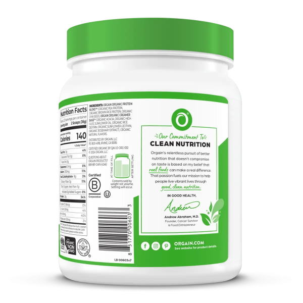 Organic Protein? Plant Based Protein Powder - Natural Unsweetened - Image 4