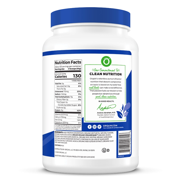 Grass Fed Whey Protein Powder - Creamy Chocolate Fudge - Image 4