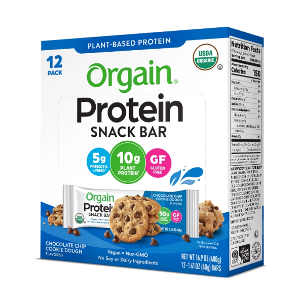 Organic Protein Bar - Chocolate Chip Cookie Dough - Image 4