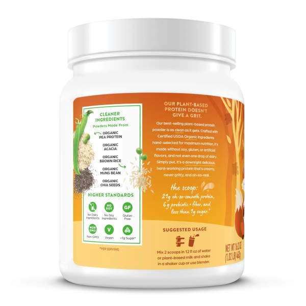 Organic Protein? Plant Based Protein Powder - Pumpkin Spice - Image 3