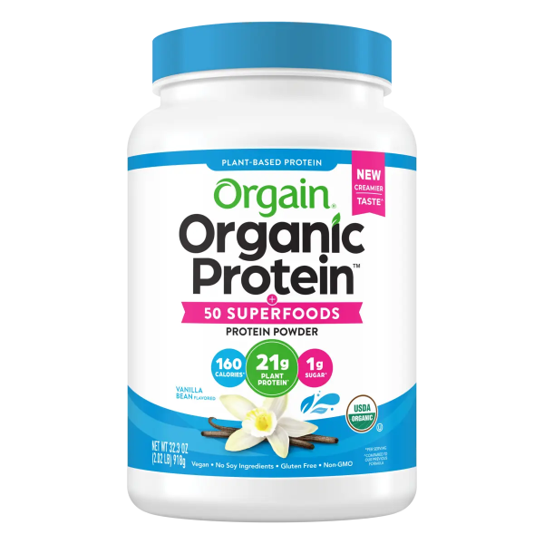 Organic Protein? & Superfoods Plant Based Protein Powder - Vanilla bean