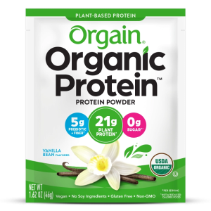 Single Serve Organic Protein? Plant Based Protein Powder - Vanilla Bean