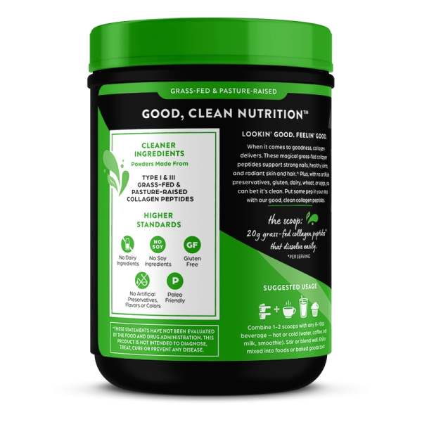 Grass Fed Pasture Raised Collagen Peptides - Unflavored - Image 3