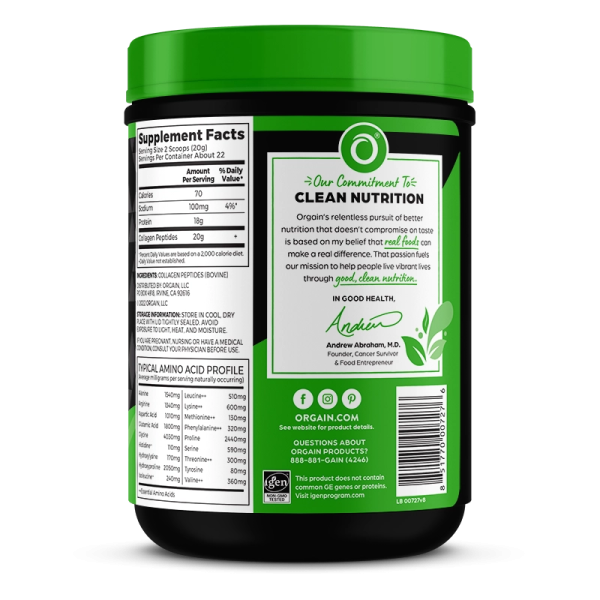 Grass Fed Pasture Raised Collagen Peptides - Unflavored - Image 4