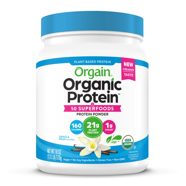 Organic Protein? & Superfoods Plant Based Protein Powder - Vanilla bean - Image 5