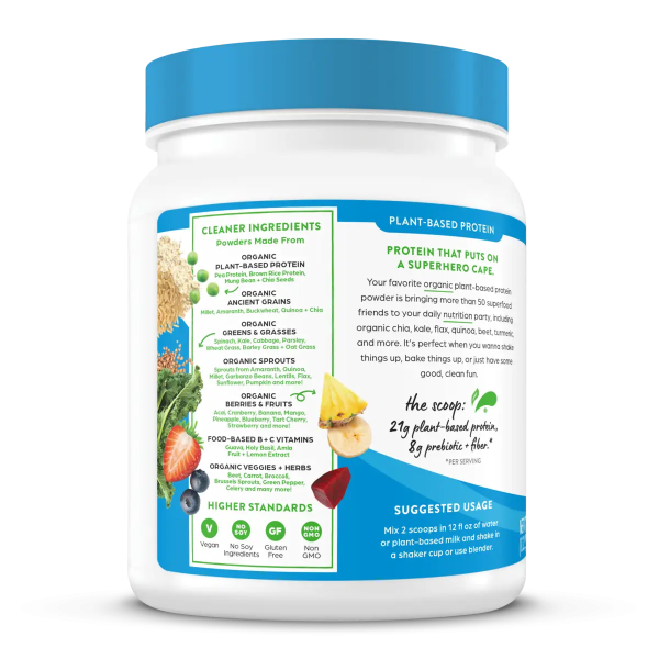 Organic Protein? & Superfoods Plant Based Protein Powder - Vanilla bean - Image 7