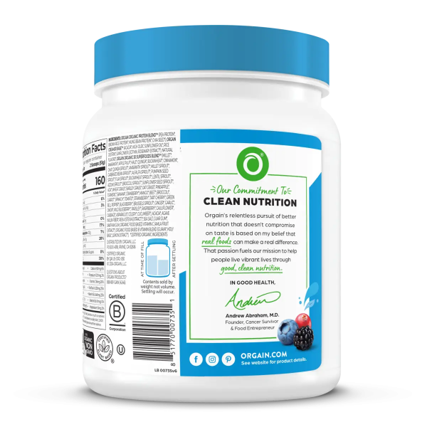 Organic Protein? & Superfoods Plant Based Protein Powder - Vanilla bean - Image 8