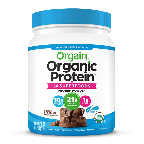 Organic Protein? & Superfoods Plant Based Protein Powder - Creamy Chocolate Fudge - Image 5