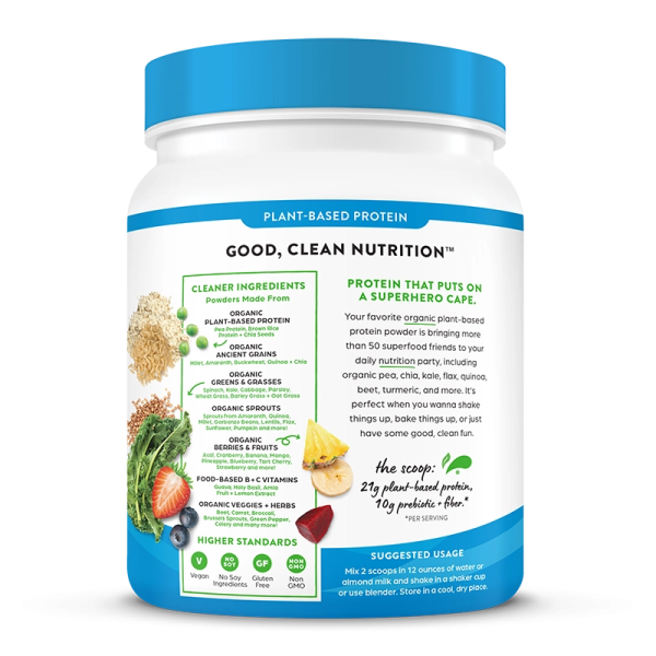 Organic Protein? & Superfoods Plant Based Protein Powder - Creamy Chocolate Fudge - Image 7