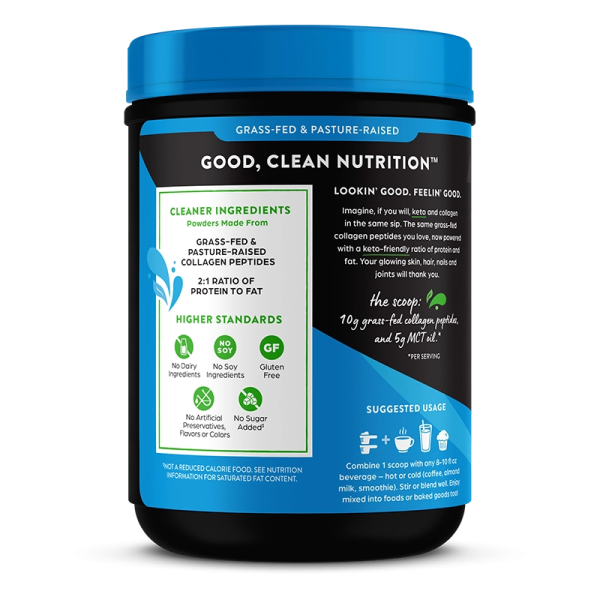 Keto Collagen Protein Powder - Vanilla - Image 3