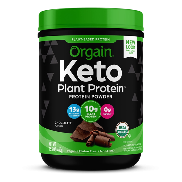 Keto Plant Protein? Organic Keto-genic Protein Powder - Chocolate