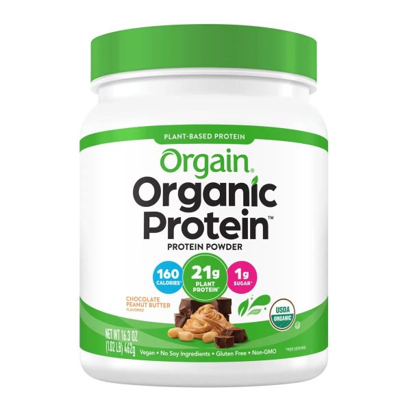 Organic Protein? Plant Based Protein Powder - Chocolate Peanut Butter - Image 5