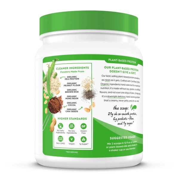 Organic Protein? Plant Based Protein Powder - Chocolate Peanut Butter - Image 7