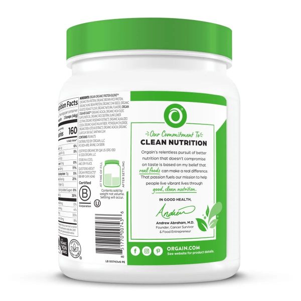 Organic Protein? Plant Based Protein Powder - Chocolate Peanut Butter - Image 8