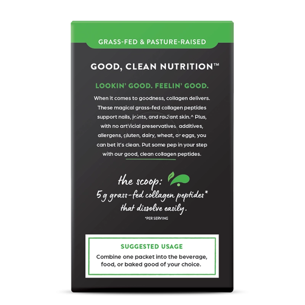 Grass Fed Pasture Raised Collagen Peptides 25 Ct Stick Pack - Image 7