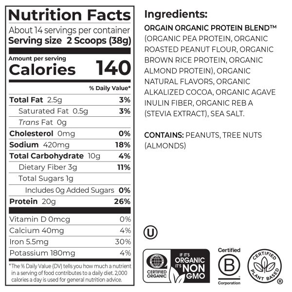 Nut Butter Protein Powder - Dark Chocolate Peanut Butter - Image 2