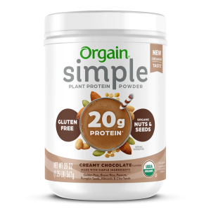 Simple Organic Plant-Based Protein Powder - Creamy Chocolate