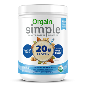 Simple Organic Plant-Based Protein Powder - Creamy Vanilla