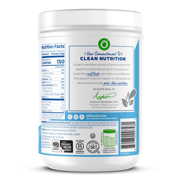 Simple Organic Plant-Based Protein Powder - Creamy Vanilla - Image 4