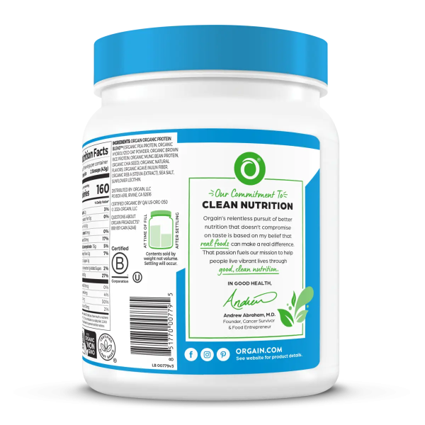 Organic Protein? + Oatmilk Plant Based Protein Powder - Vanilla - Image 4