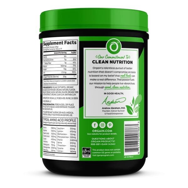 Grass Fed Pasture Raised Collagen Peptides - Chocolate - Image 4