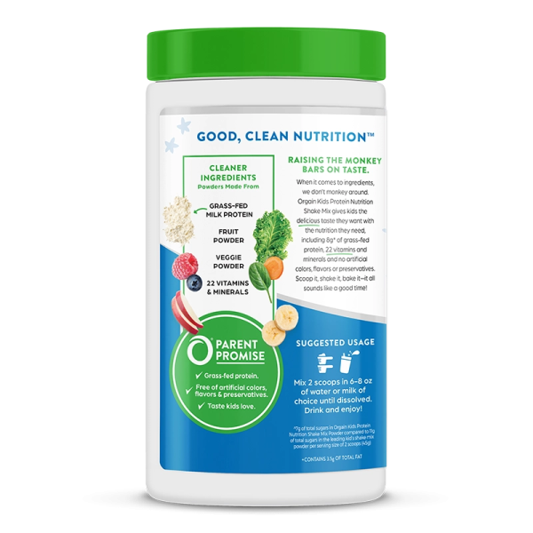 Kids Protein Nutrition Shake Mix - Vanilla Bean Ice Cream - Image 3