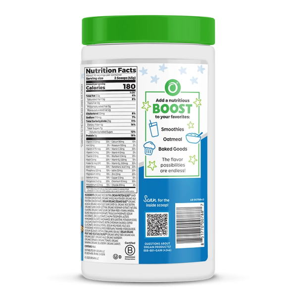 Kids Protein Nutrition Shake Mix - Vanilla Bean Ice Cream - Image 4