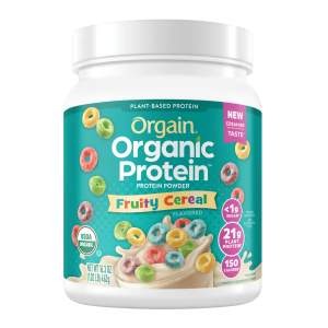 Organic Protein? Plant Based Protein Powder - Fruity Cereal