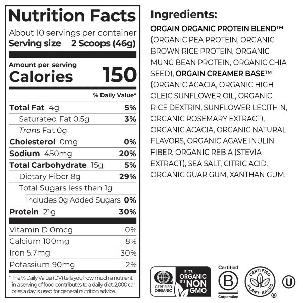 Organic Protein? Plant Based Protein Powder - Fruity Cereal - Image 2
