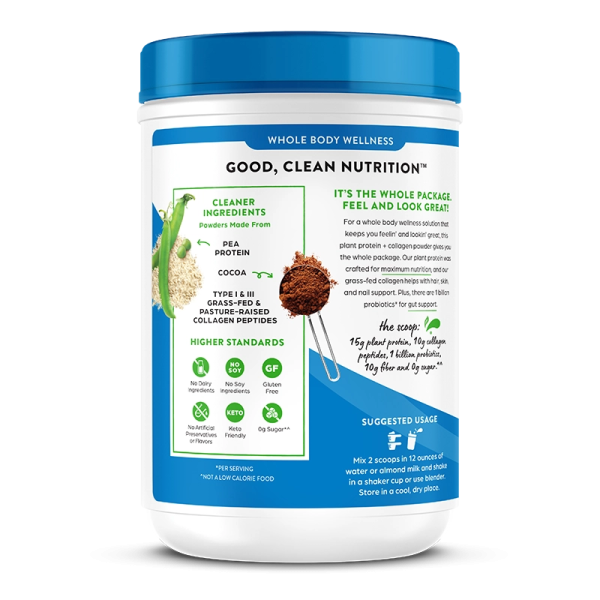 Plant Protein Plus Collagen - Chocolate - Image 3