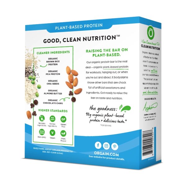 Organic Protein Bar - Chocolate Brownie - Image 6