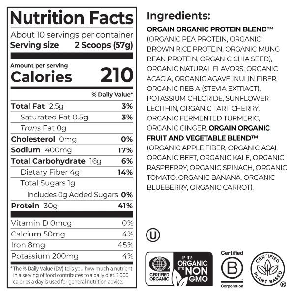 30g Plant Protein Powder - Vanilla - Image 8
