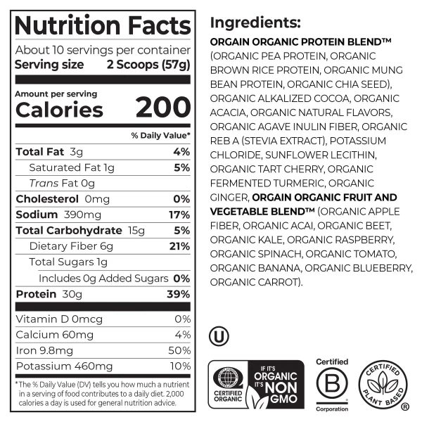 30g Plant Protein Powder - Chocolate - Image 8