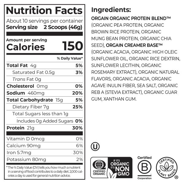 Organic Protein? Plant Based Protein Powder - Birthday Cake - Image 2