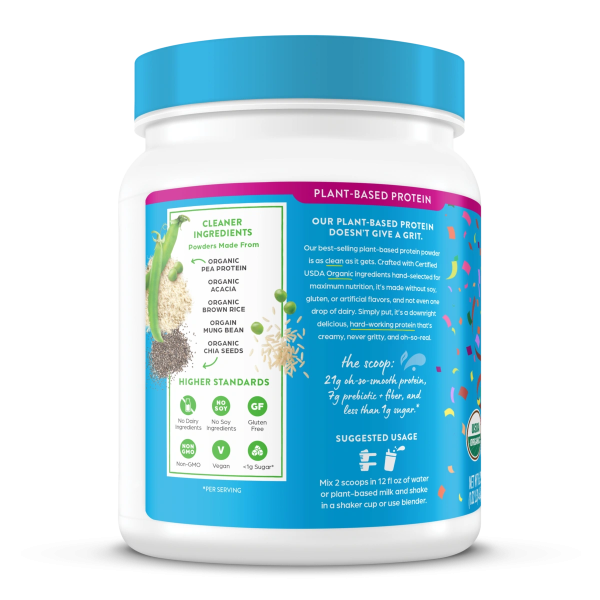 Organic Protein? Plant Based Protein Powder - Birthday Cake - Image 3