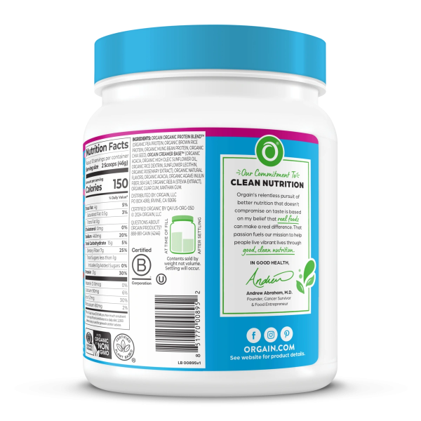 Organic Protein? Plant Based Protein Powder - Birthday Cake - Image 4